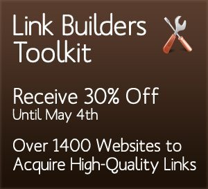 30% Off: Download the Link Builders Toolkit